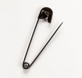 Spínací špendlíky délka 34mm černý