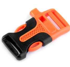 Spona trojzubec šířka 20 mm černá s píšťalkou