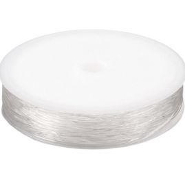 Pruženka vlasec silikon Ø 0,8 mm  transparentní