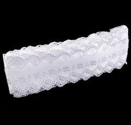 Krajka lem madeira štykování šíře 45mm