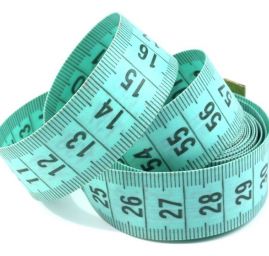 Meter krajčírsky plastové puzdro mix farieb