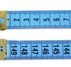 Meter krajčírsky plastové puzdro mix farieb