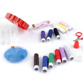 Šitíčko v plastové dóze červené