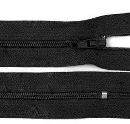 Zip 18 cm spirálový 3mm nekrytý černý