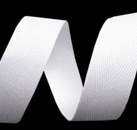 Keprovka - tkaloun bílá šíře 20mm