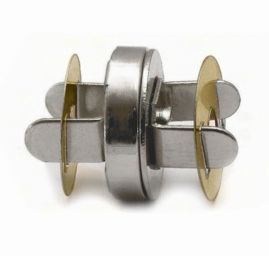 Magnetické zapínání 18 mm NIKL stříbrná