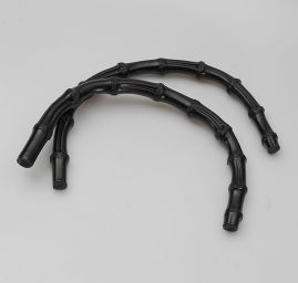 Ucho na tašky bambus polkruh čierna