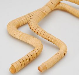 Ucho na tašky ratan sv. hnedý