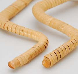 Ucho na tašky ratan sv. hnedý