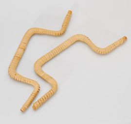 Ucho na tašky ratan sv. hnedý