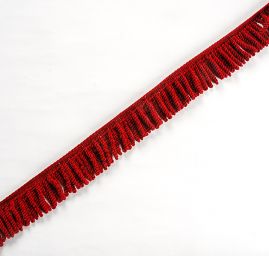 Strapce imitácia pleteniny vínovo červenej