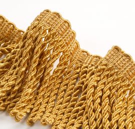 Třásně leonské zlaté barvy 