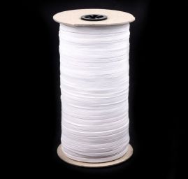 Guma prádlová 5mm bílá