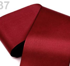 Stuha taftová šíře 72mm vínová