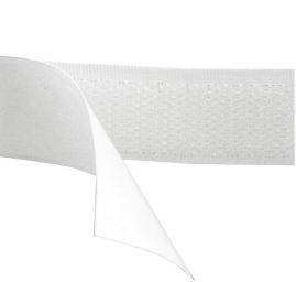 Suchý zip 20 mm samolepící bílý M+H