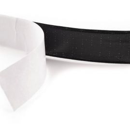 Suchý zip komplet samolepící šíře 20 mm černý