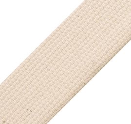 Bavlněný popruh šíře 4 cm režný
