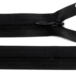 Zip 16 cm spirálový 3mm krytý černý