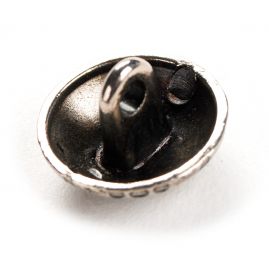 Knoflík kovový vzor šachovnice 24"