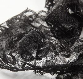 Krajka elestická černá