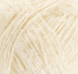 Mohérová pletací příze směs barvy vanilky