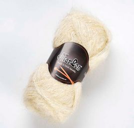 Mohérová směsová příze MarLen smetanová ivory