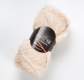 Mohérová směsová příze MarLen světle béžová