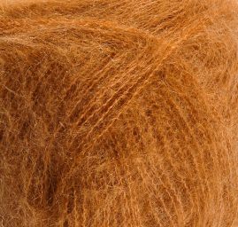 Mohérová pletací příze směs okrová