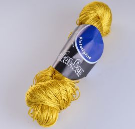 Viskozová pletací příze Marlen lesk žlutá