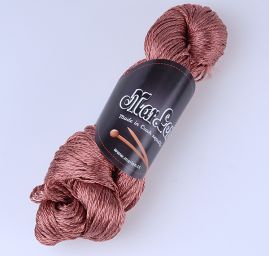 Viskozová pletací příze MarLen lesk skořicověhnědá