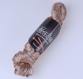 Viskoza směs stužková příze MarLen sv.hnědá