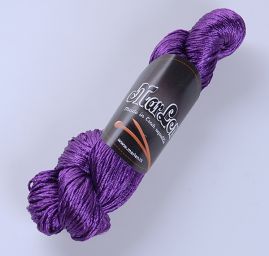 Viskozová pletací příze lesk fialová