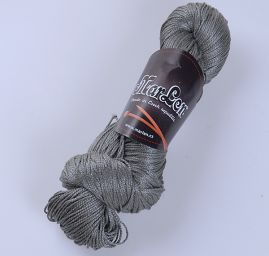 Směsová viskozová pletací příze mat olivově zelená