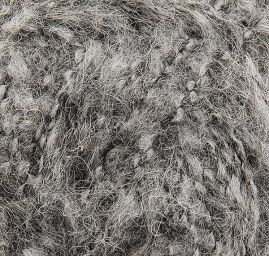 Mohérová pletací vlnka šedočerná