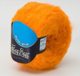 Moherová pletací příze Marlen oranžová