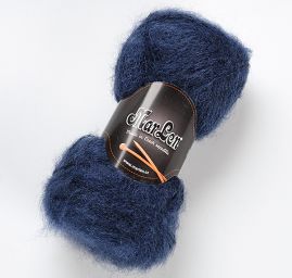 Mohérová směsová příze MarLen tmavě modrá