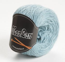 Pletací příze MarLen vlna angora směs tyrkysová