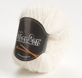 Pletací příze vlna alpaka směs MarLen slonová kost