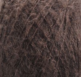 Mohérová pletací příze MarLen tmavě hnědá