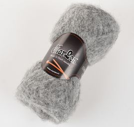 Mohérová pletací příze MarLen středně šedá