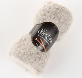 Mohérová pletací příze MarLen béžovéhnědý melír