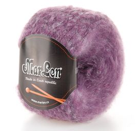 Mohérová pletací příze MarLen součky fialová