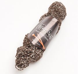 Směsová viskozová pletací příze MarLen hnědý melír