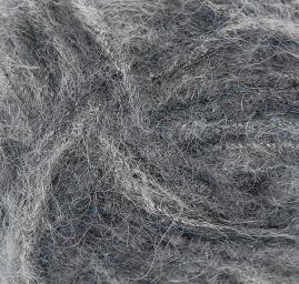 Mohérová pletací příze MarLen tmavě šedý melír