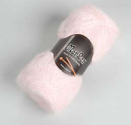 Mohérová tenká pletací příze MarLen růžová