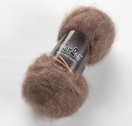 Mohérová pletací příze směs MarLen tm. oříšková