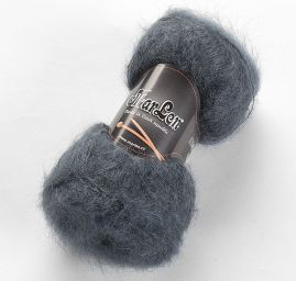 Mohérová pletací příze směs MarLen zelenošedá