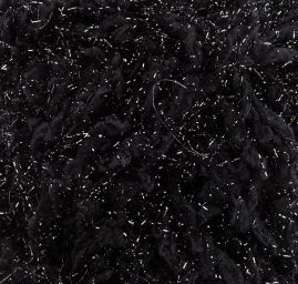 Efektné pletacie priadze s vlasom lesklá čierna MarLen