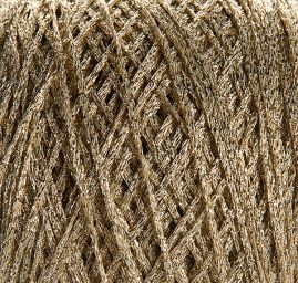 Efektní směsová příze MarLen zlatobéžová