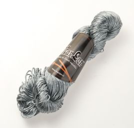 Viskozová pletací příze lesk modrošedá